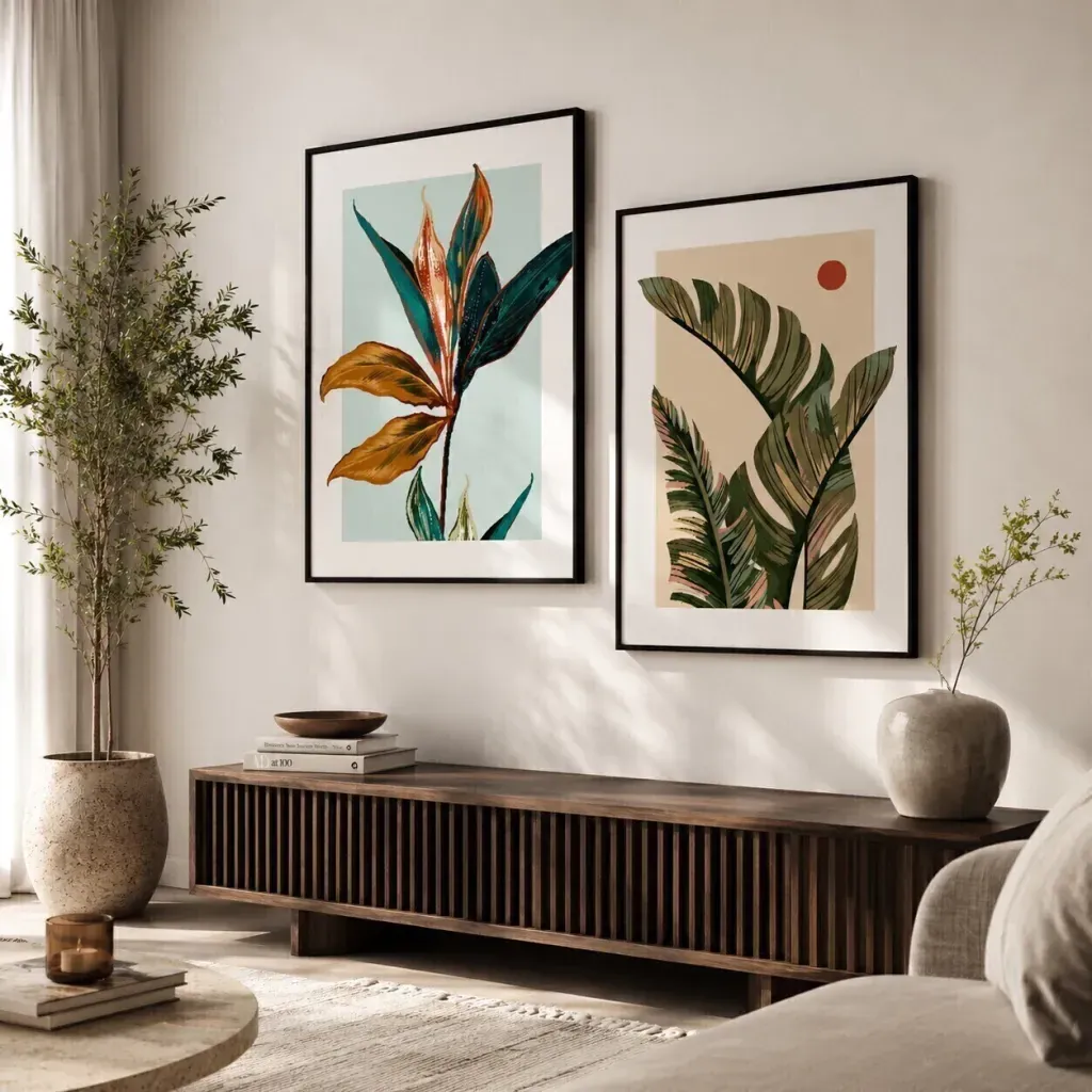 HOJAS TROPICALES 50X40