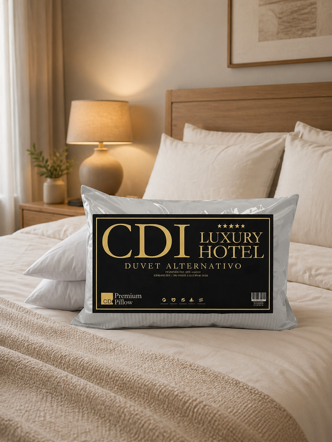 Set X2 Almohada Luxury King 90x50 cm.