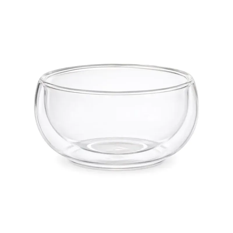 Recipiente Bowl de Vidrio Moderno Doble