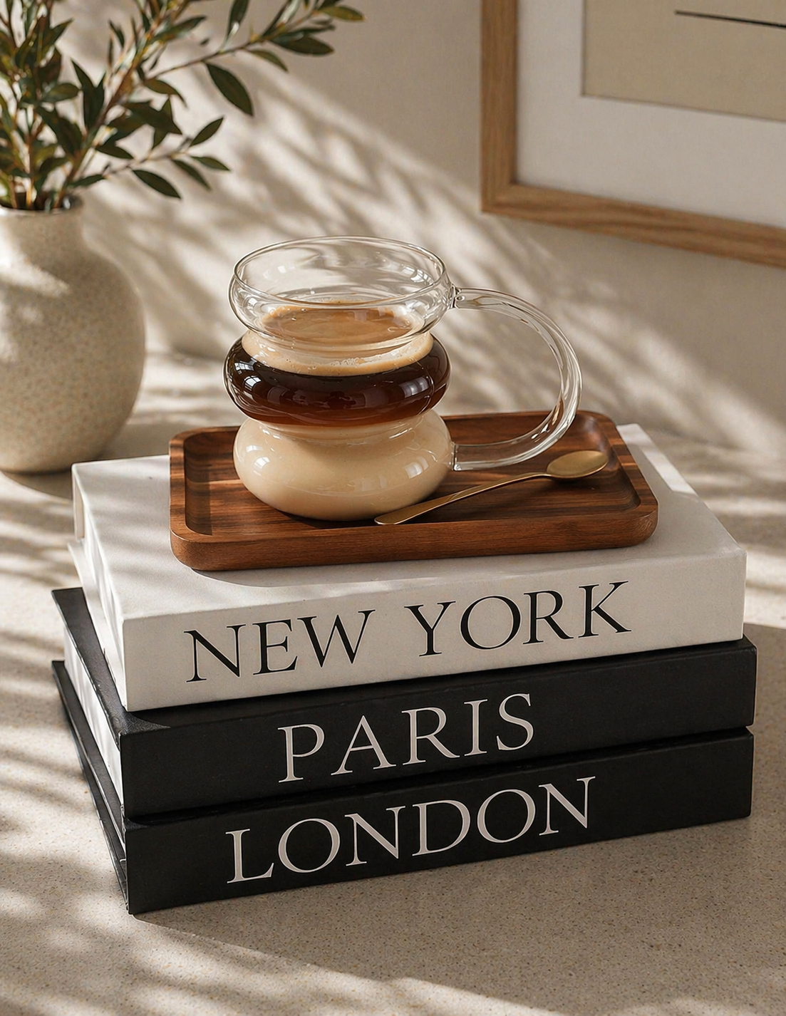 Libro de carton decorativo white.