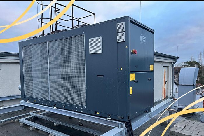 Air-water heat pump