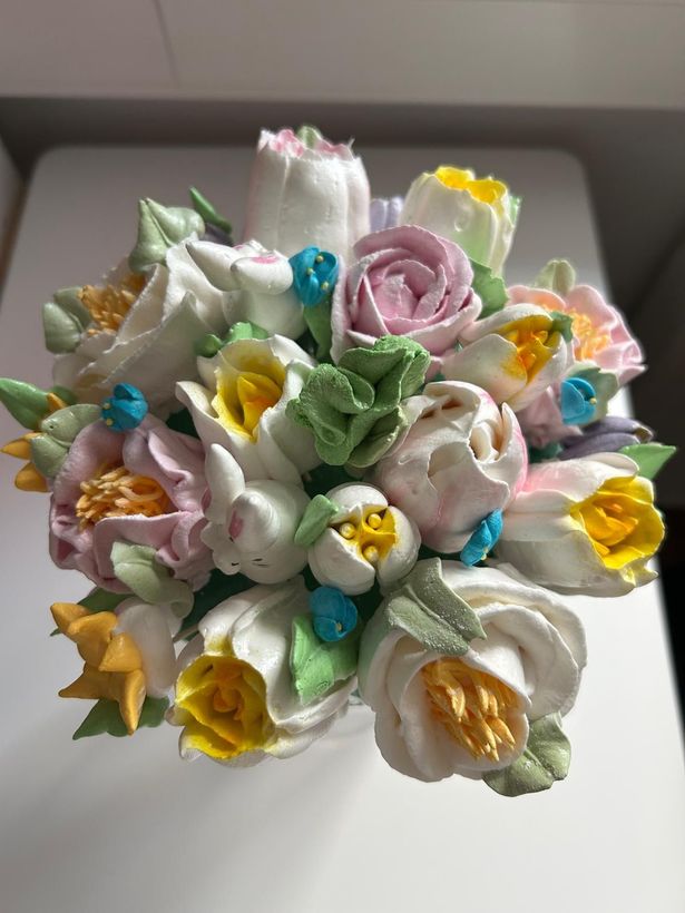 Blumenstrauss mit essbaren Blüten
