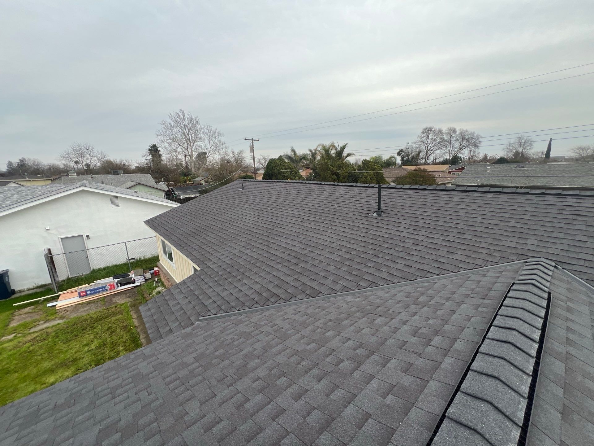 Residential Roof Asphalt Shingle Installation and Dry Rot Repair in Sacramento, CA