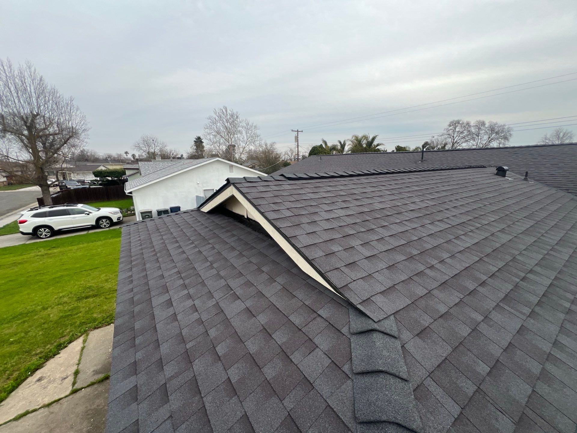Residential Roof Asphalt Shingle Installation and Dry Rot Repair in Sacramento, CA