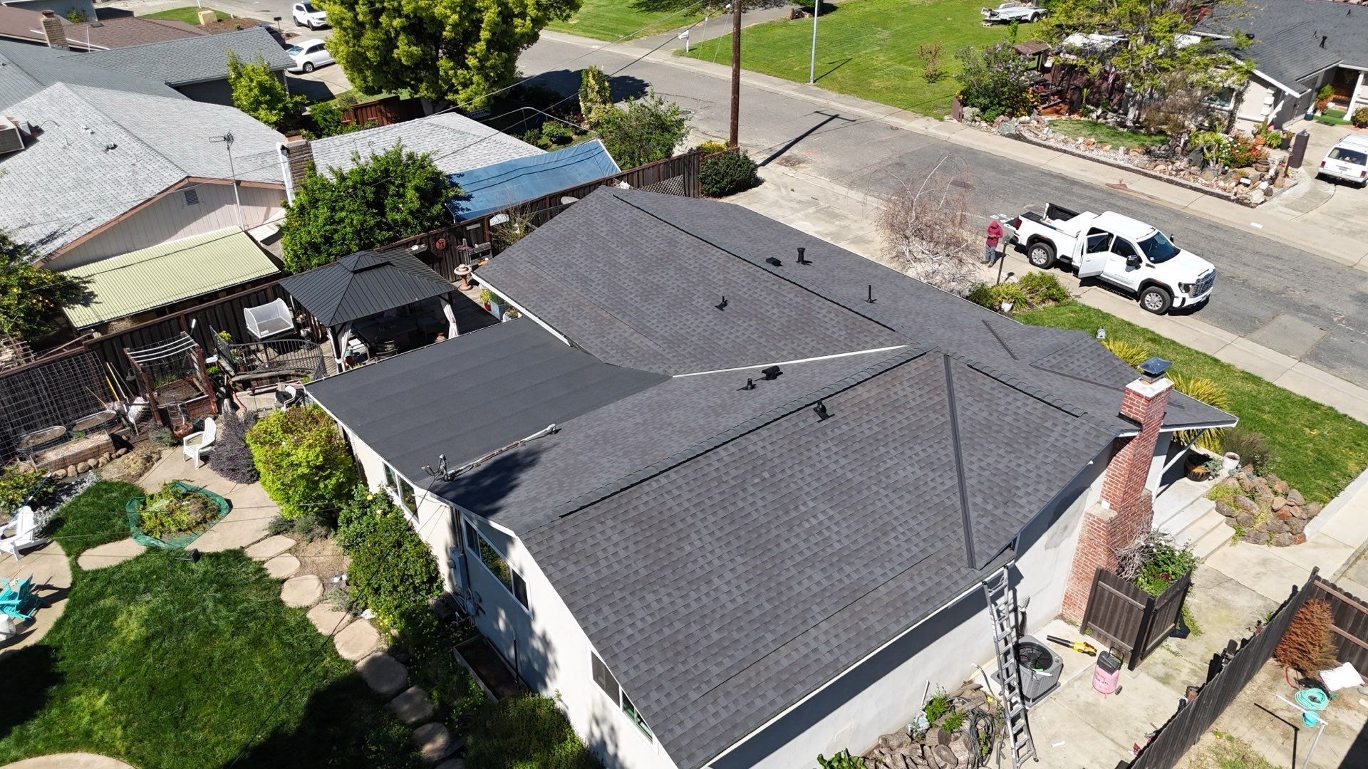 Dry Rot Repair and Roof Shingle Installation in Orangevale, CA