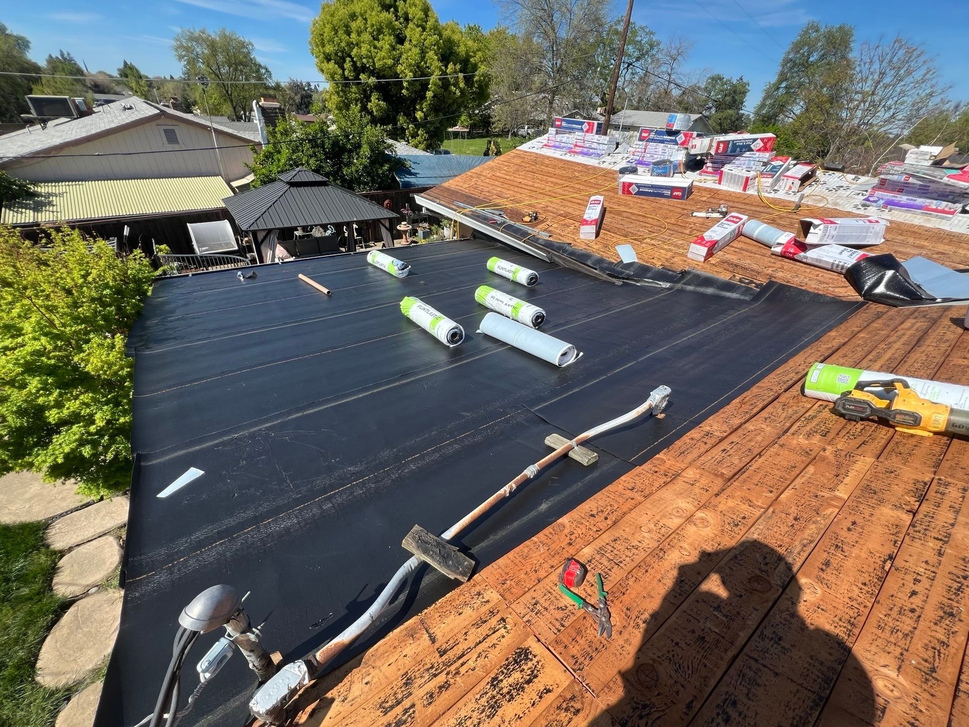 Dry Rot Repair and Roof Shingle Installation in Orangevale, CA