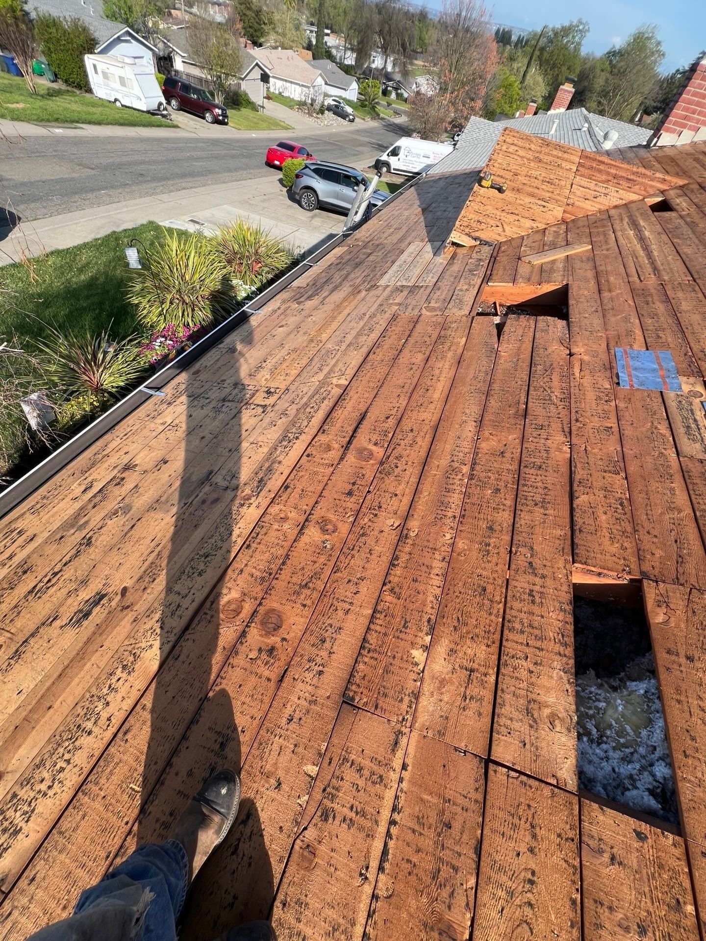 Dry Rot Repair and Roof Shingle Installation in Orangevale, CA