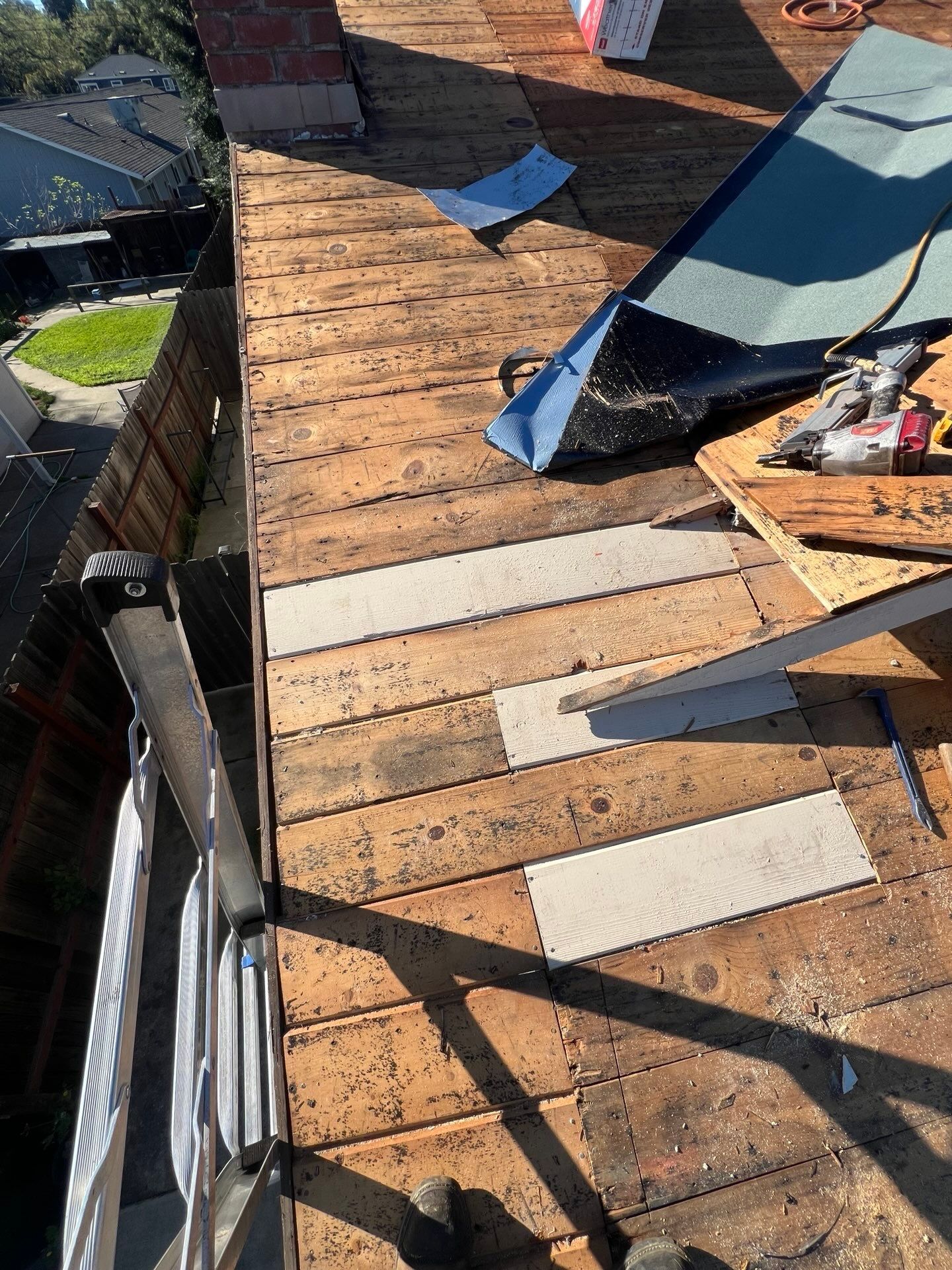 Dry Rot Repair and Roof Shingle Installation in Orangevale, CA
