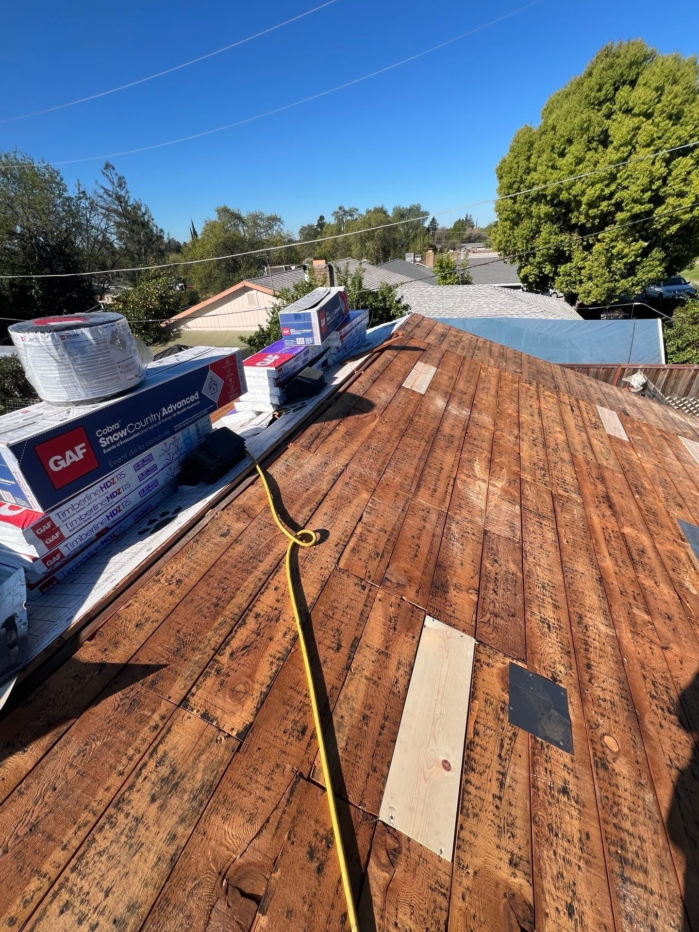 Dry Rot Repair and Roof Shingle Installation in Orangevale, CA