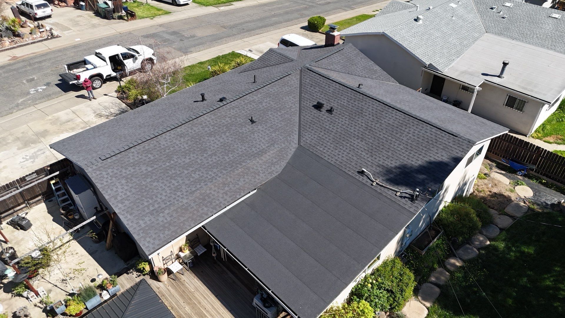 Dry Rot Repair and Roof Shingle Installation in Orangevale, CA