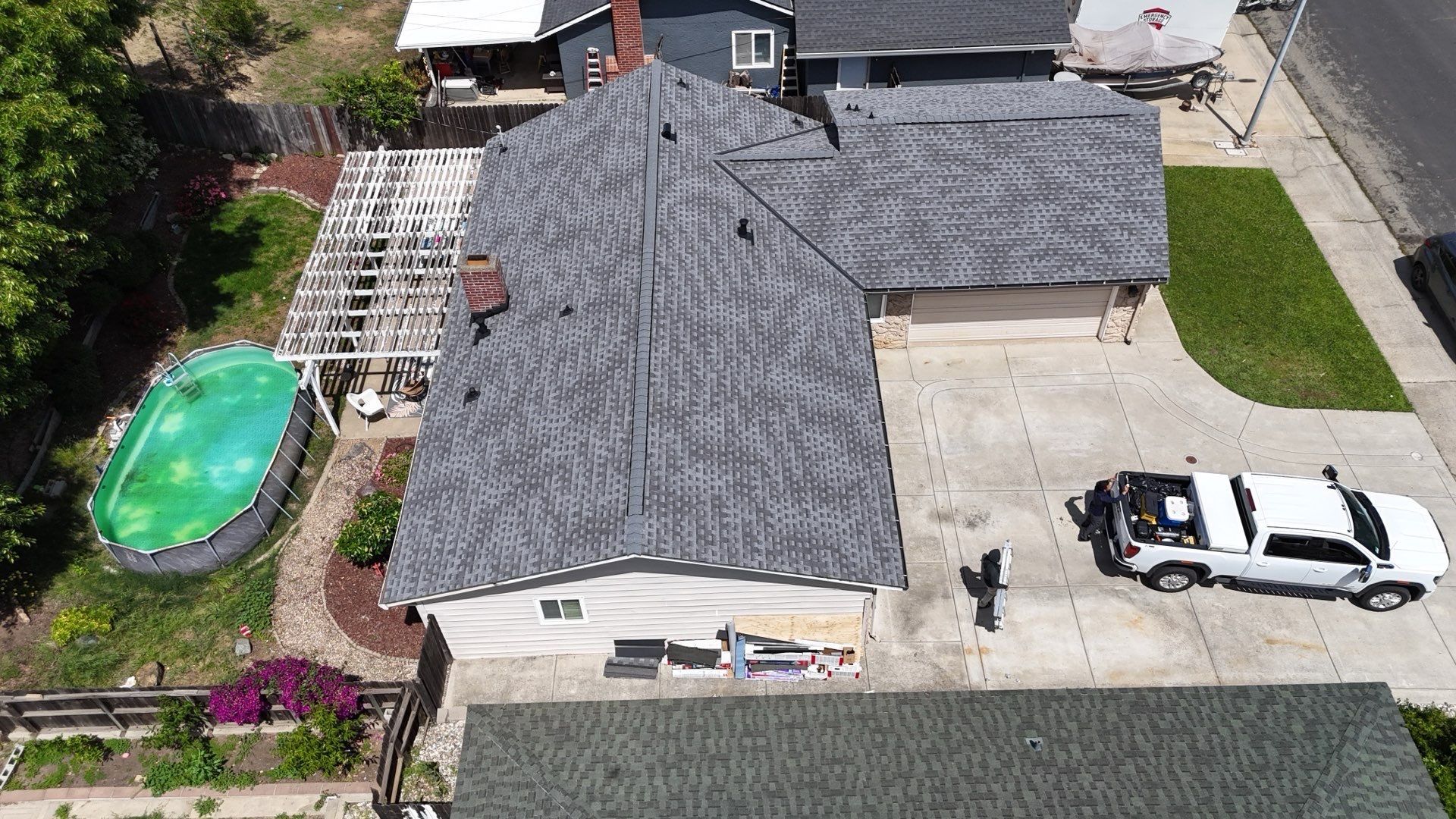 Complete Residential Roof Replacement & Wood Repair in Roseville, CA
