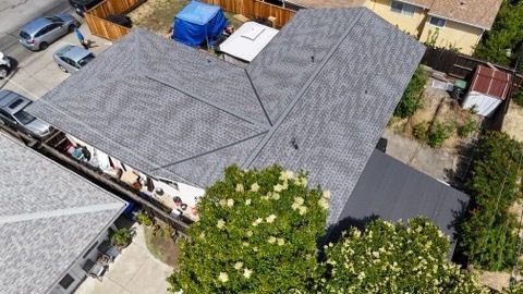 GAF Roof Shingle Installation and structural repair in Fairfield, CA