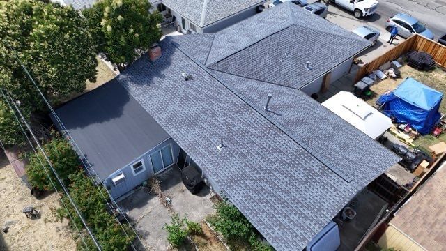 GAF Roof Shingle Installation and structural repair in Fairfield, CA