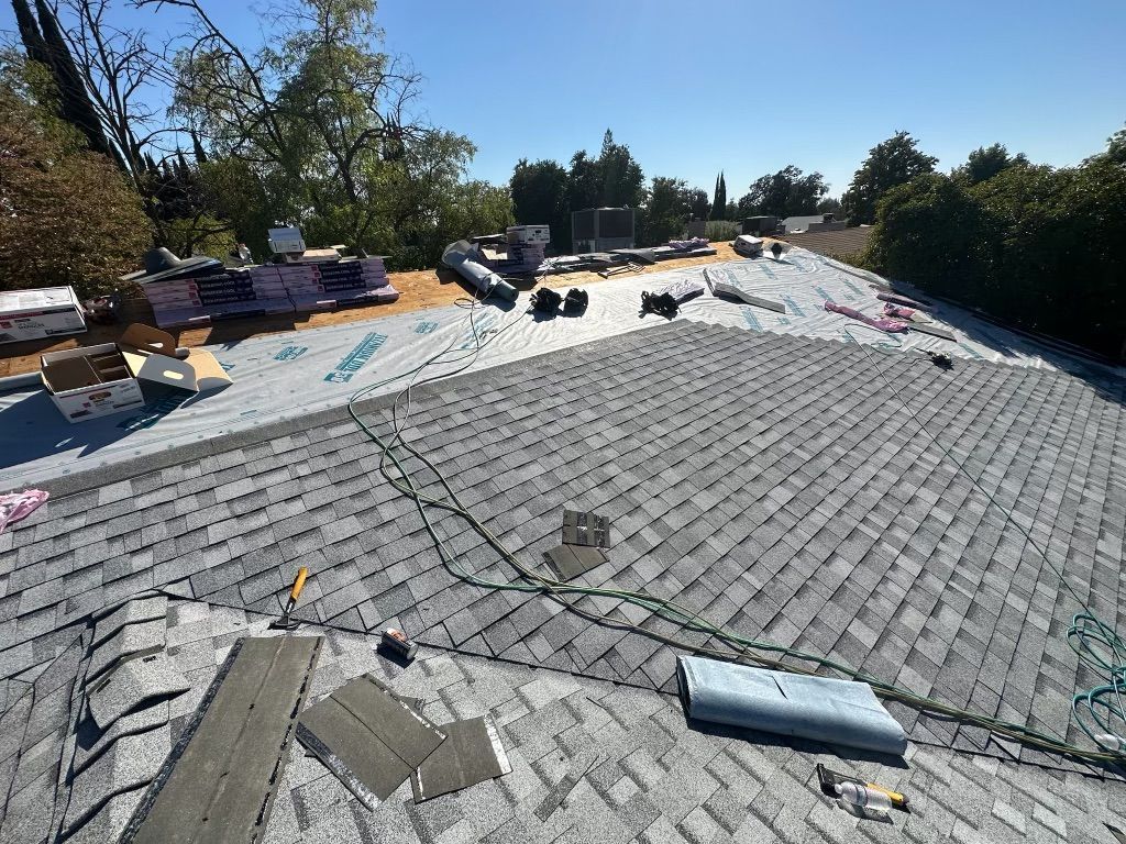 Roof installation in Sacramento