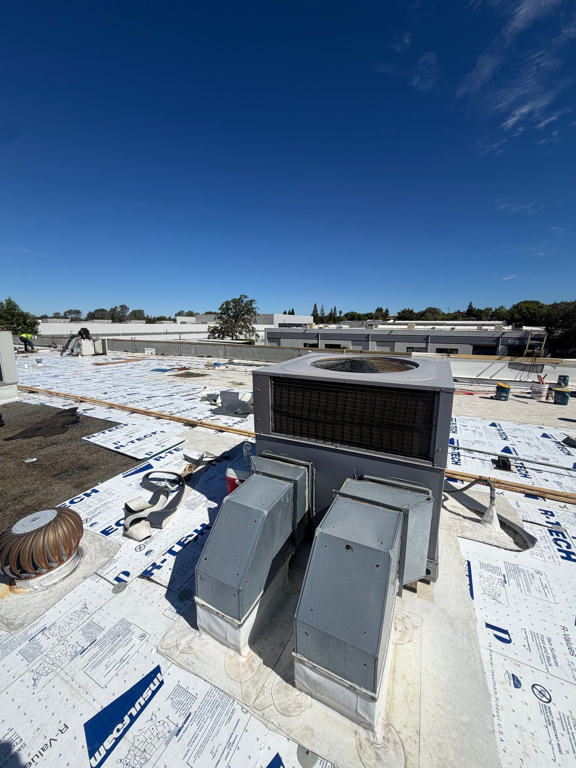 Auburn Commercial TPO Roofing: Full Tear-Off and Installation Project