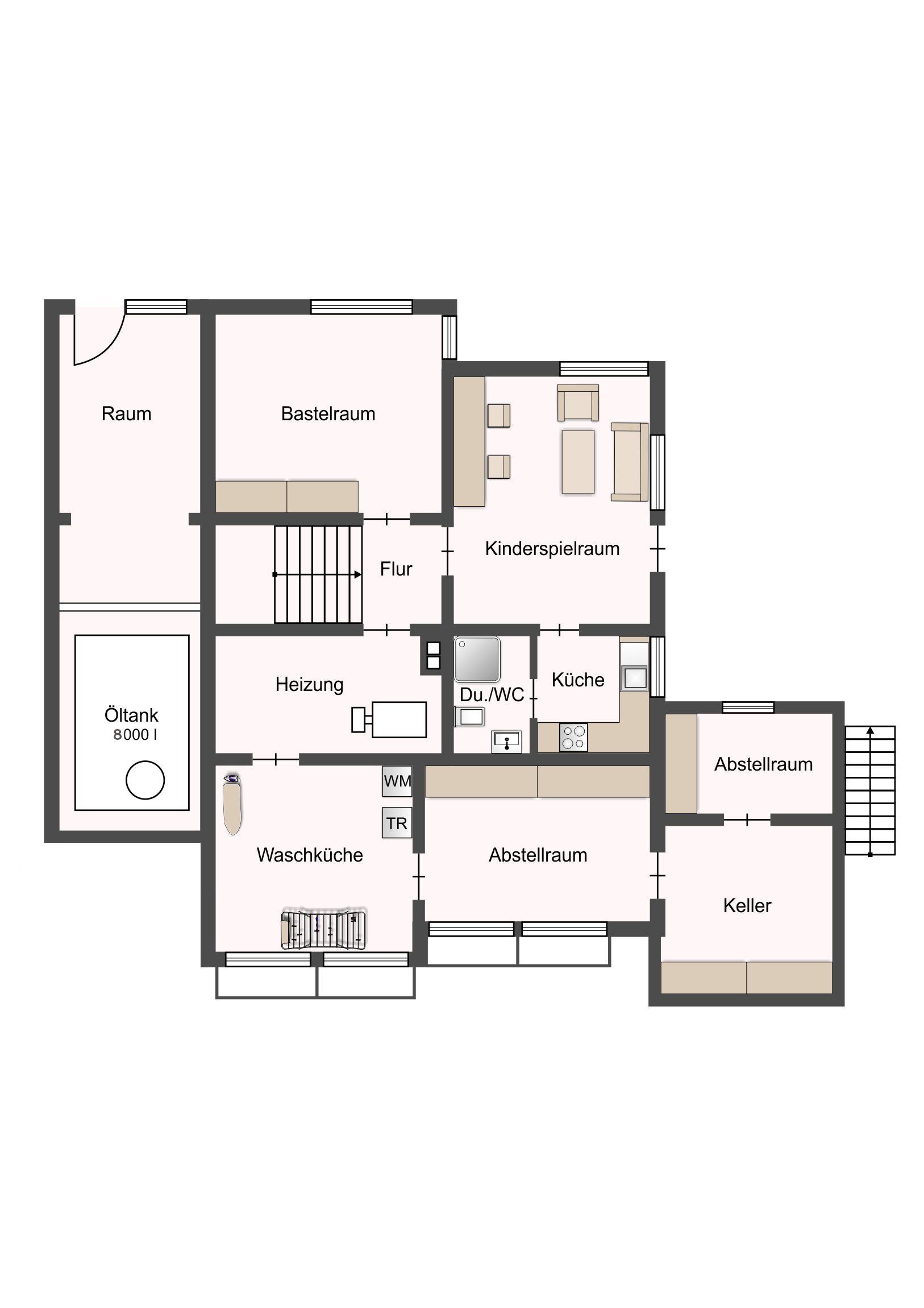 Grundriss Untergeschoss