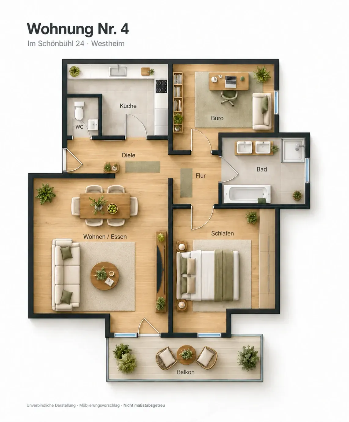 Grundriss Wohnung