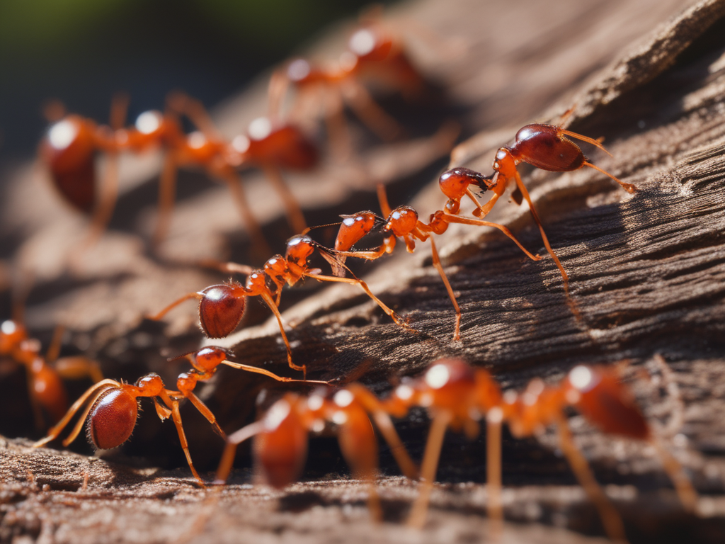 Fire ant infestation in southlake backyard