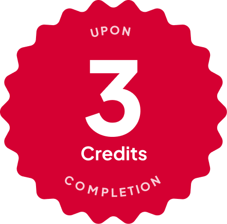 Badge: 4 Credits Upon Completion