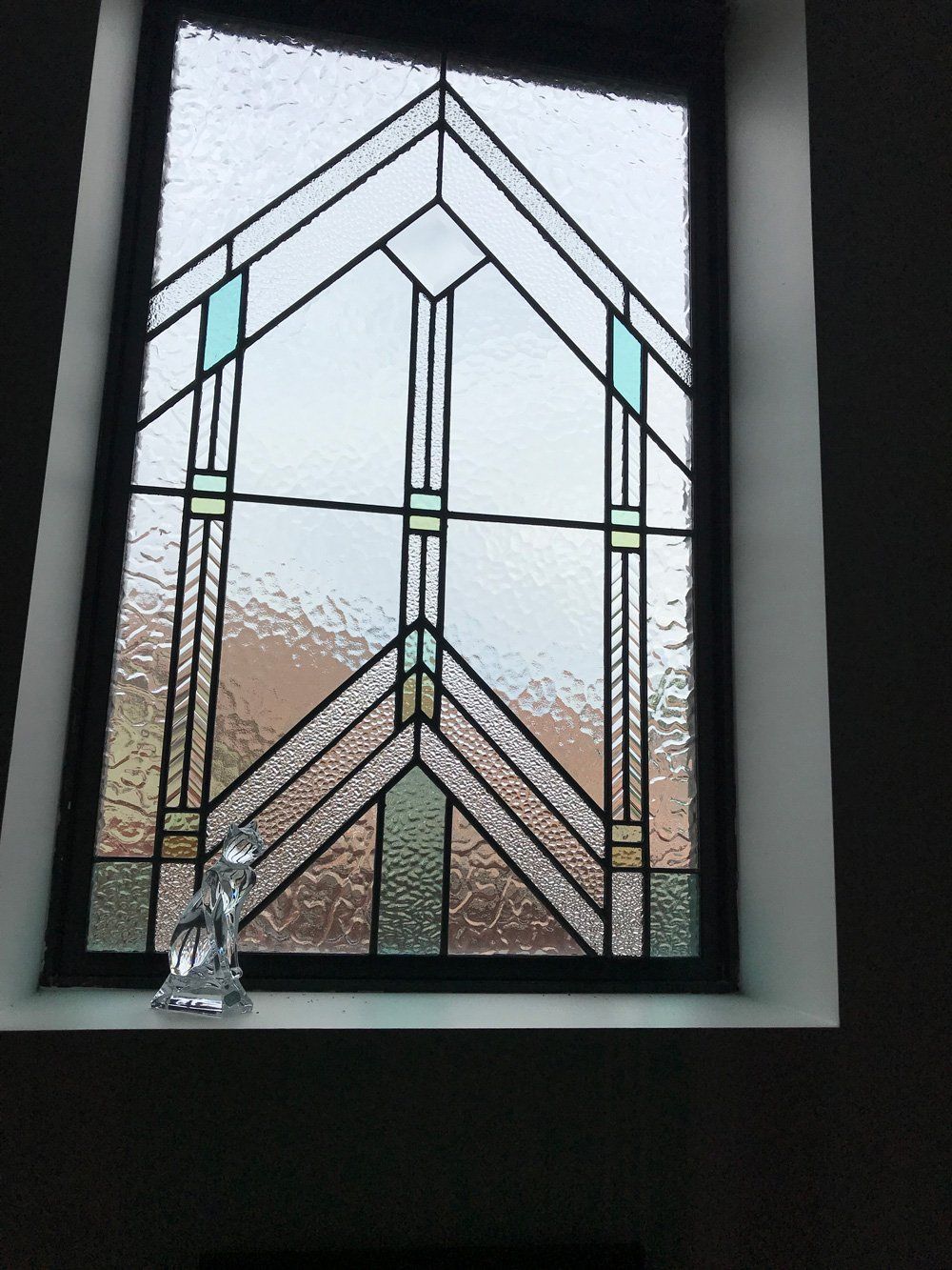 Simple Leadlight Window — Hughesdale, VIC — Armadale Stained Glass