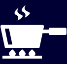 A pot is cooking on a stove with steam coming out of it.