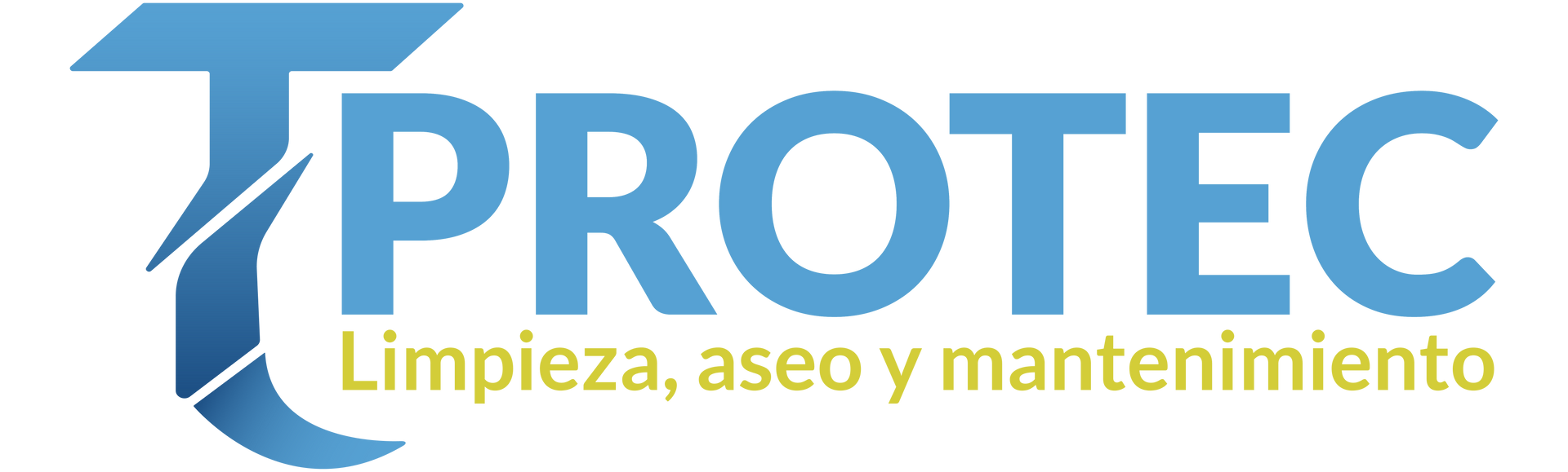 A logo for tprotec limpieza aseo y mantenimiento