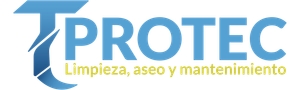 A logo for tprotec limpieza aseo y mantenimiento