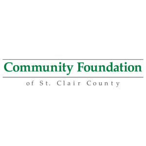 Community Foundation of St. Clair County logo, green text on white background.