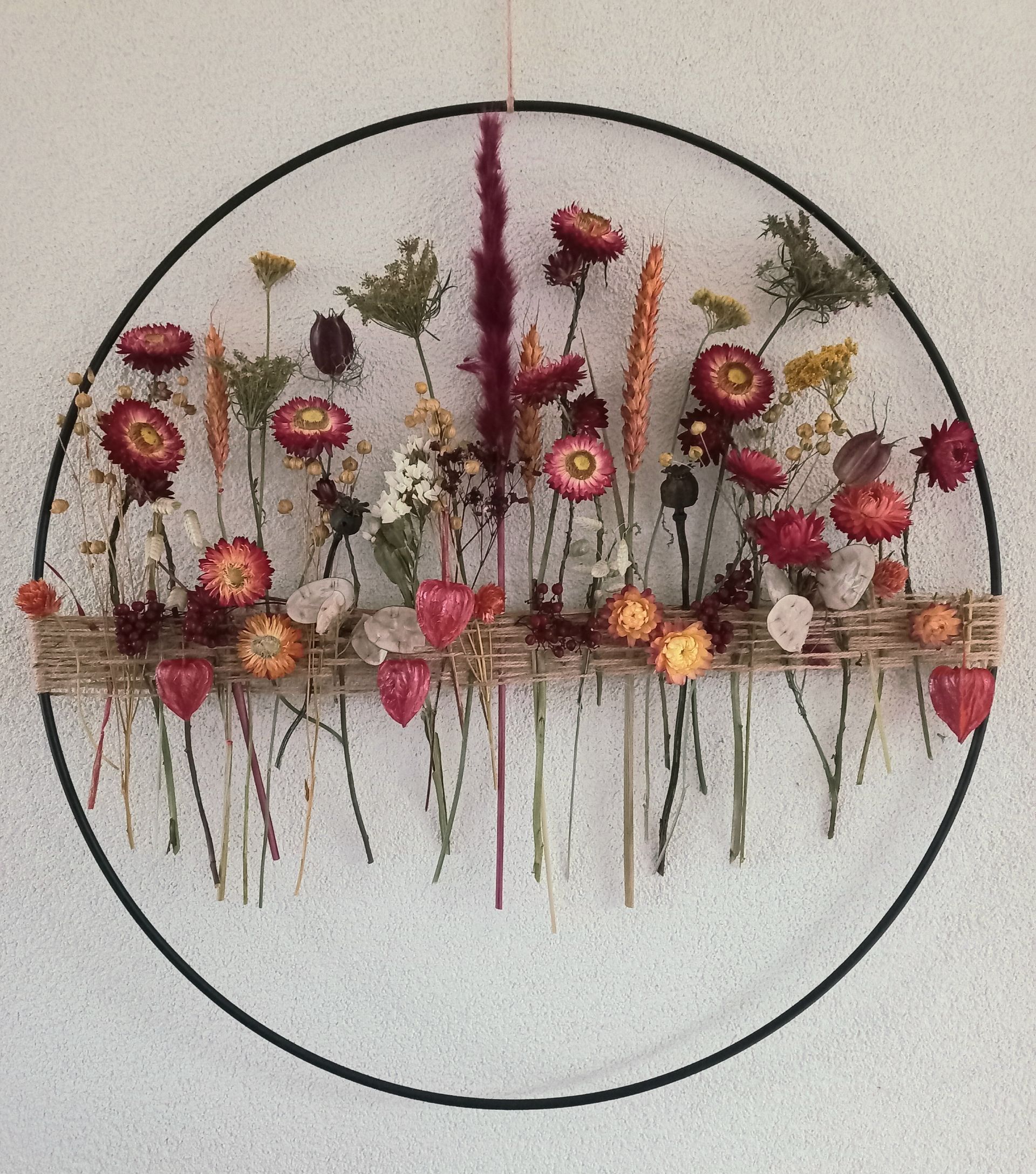 Droogbloemenring 50 cm
