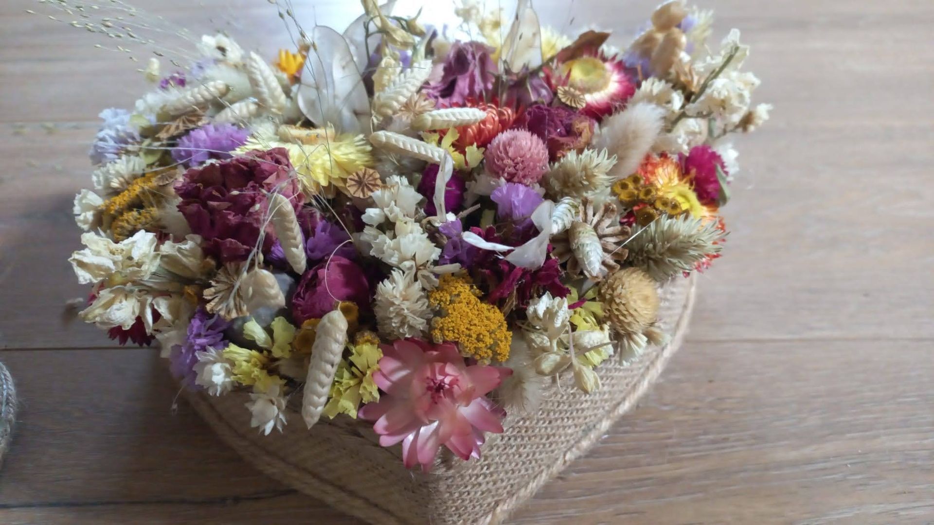 Droogbloemen hart