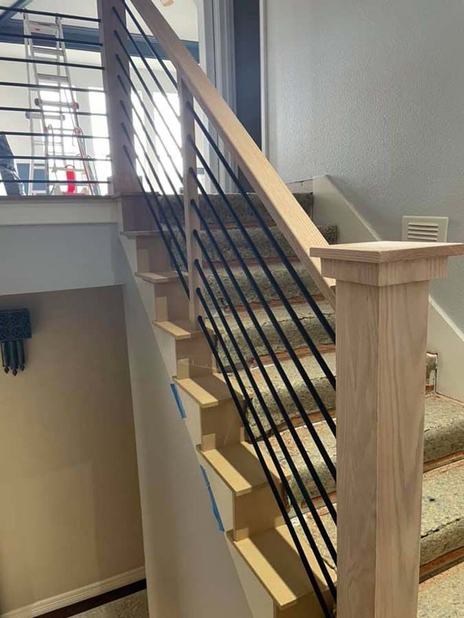 Newly Remodeled Staircase