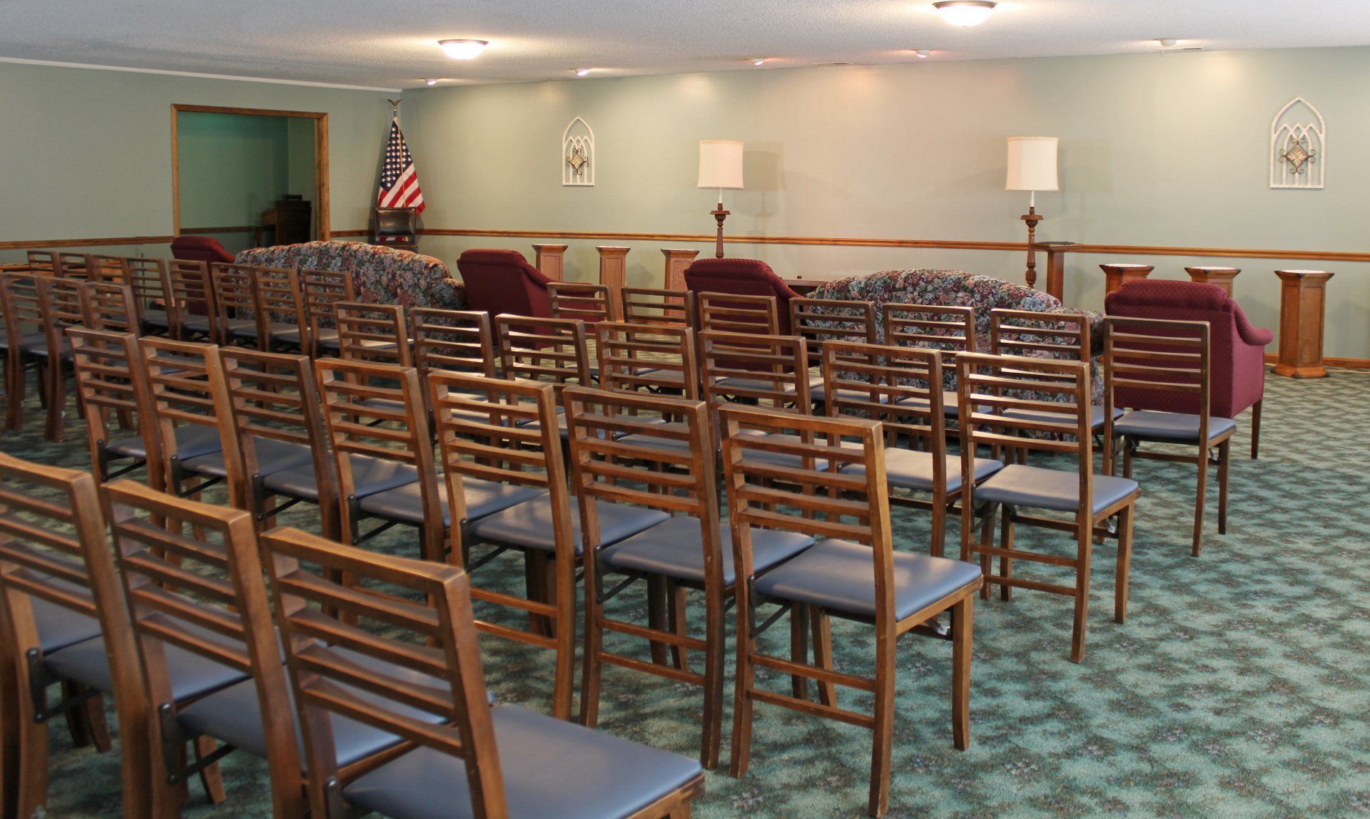 Interior view of Whetsel Funeral Service in Alexandria, IN 46001