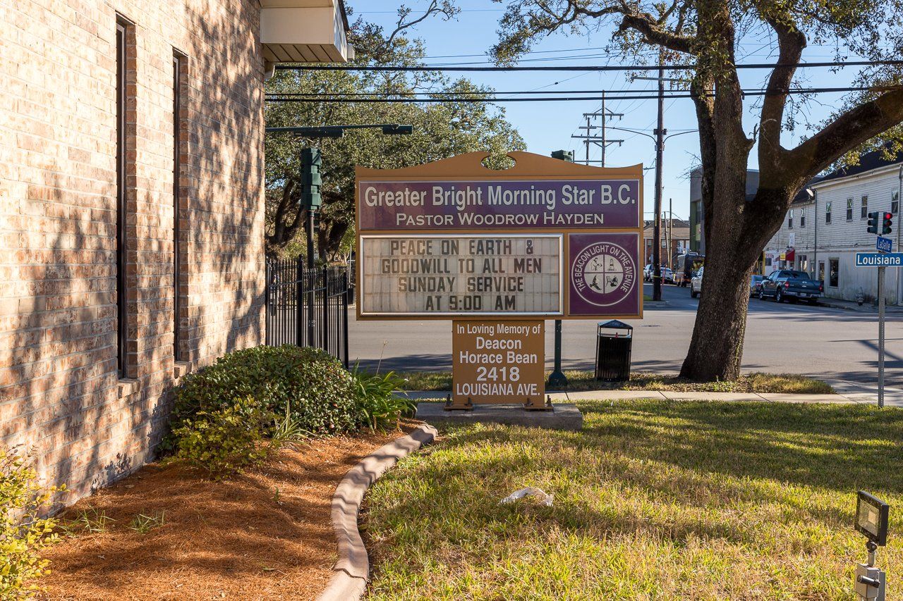 Church sign: 