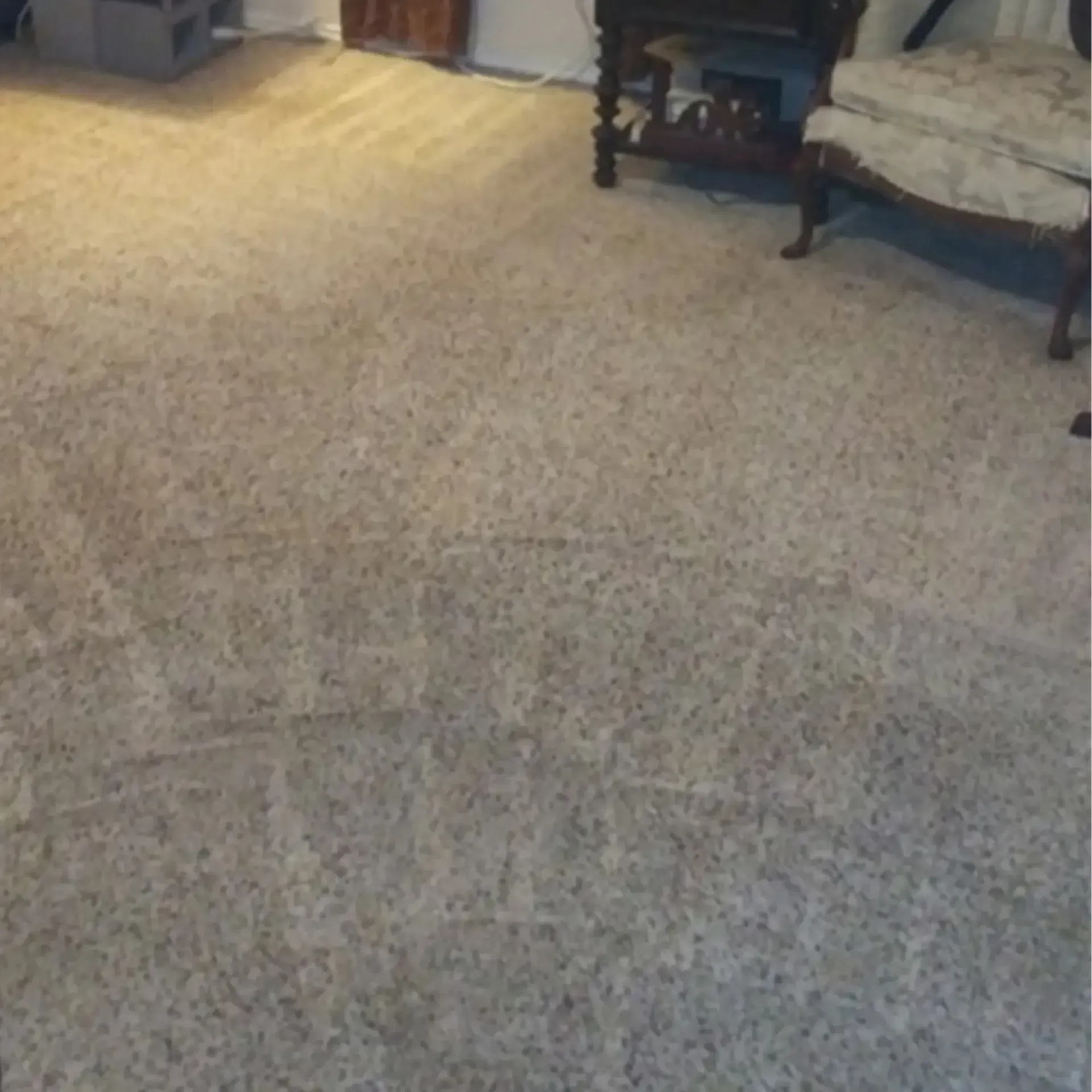 MD Carpet Cleaning - A living room with a chair and a nightstand