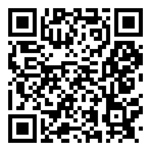 Zwart-witte QR-code op een witte achtergrond
