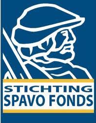 Blauw logo met een witte mijnwerker en de tekst