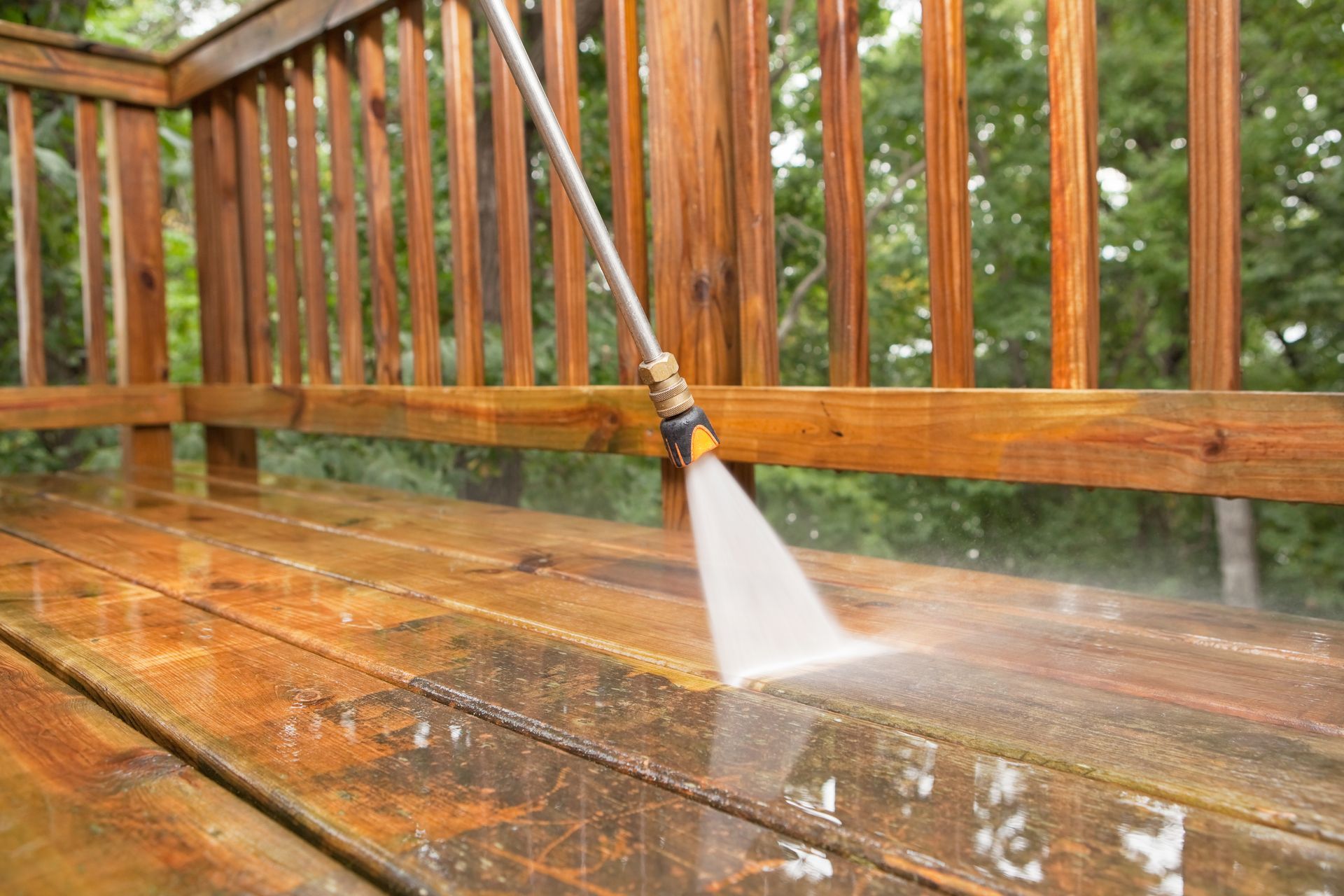 Wood Deck — Jesup, GA — O'Neal Premier Services