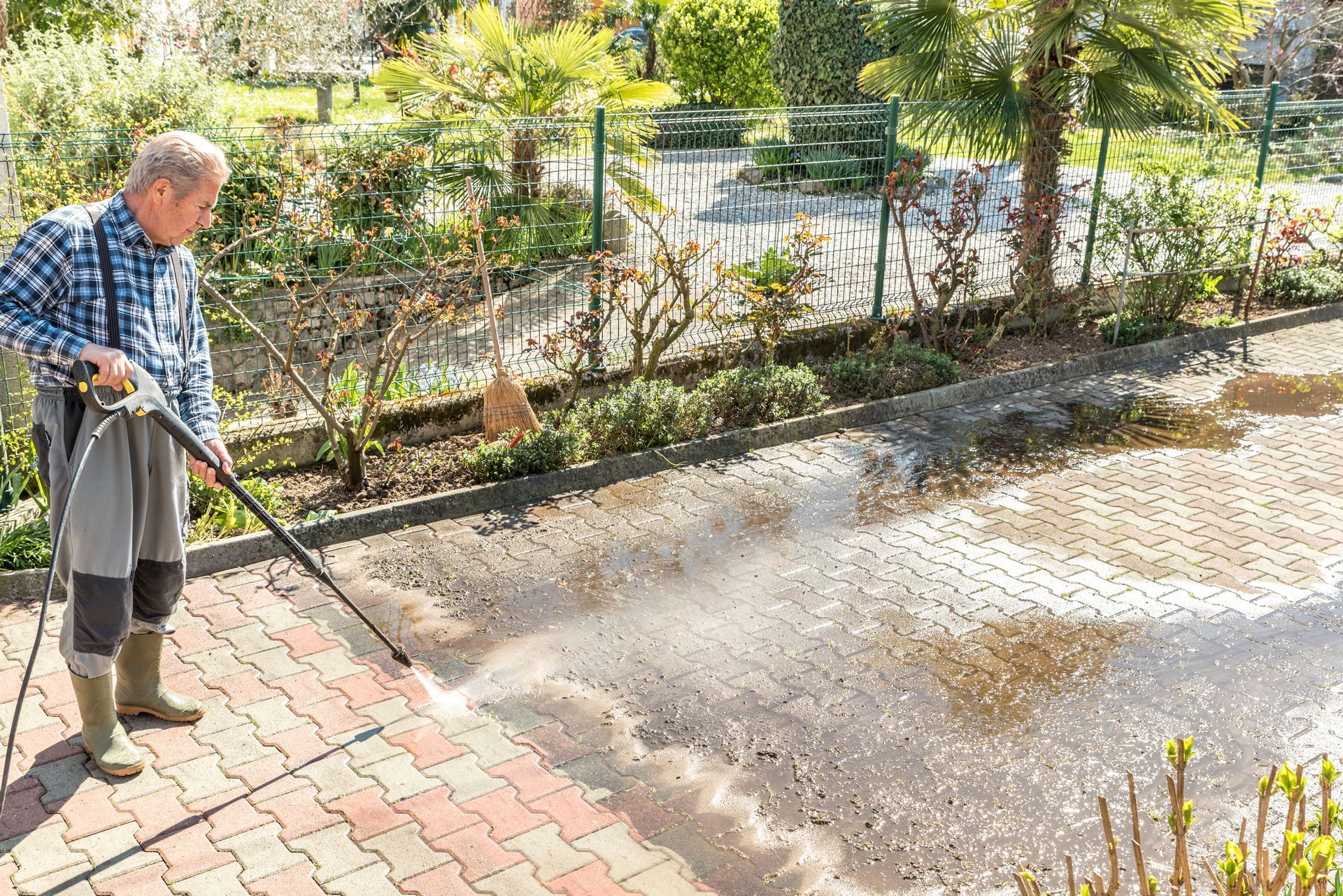 Cleaning The Entrance — Jesup, GA — O'Neal Premier Services