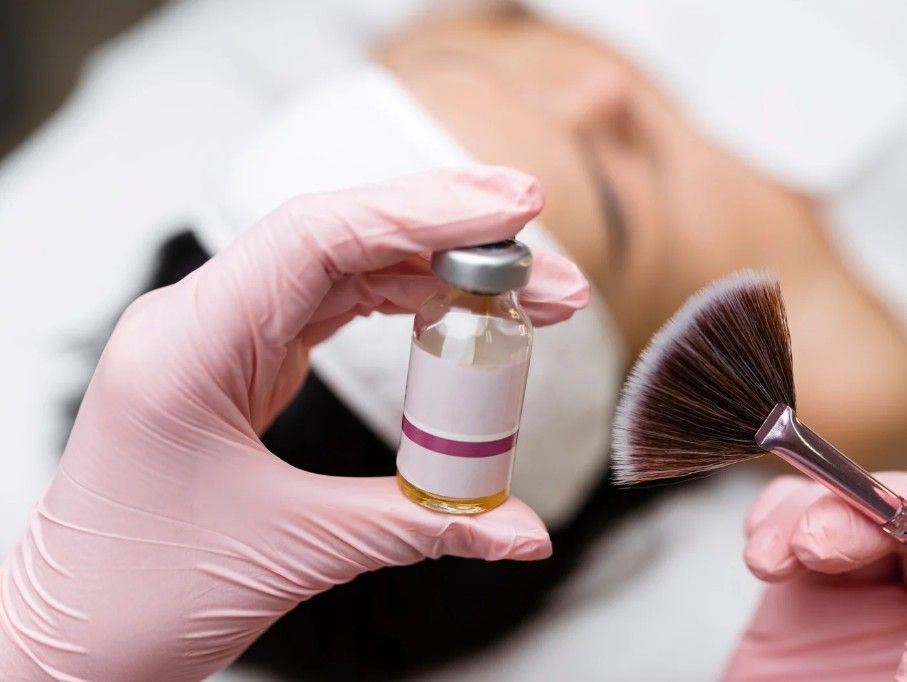 The Skinutrition Clinic about to open serum for a chemical peel in Coventry