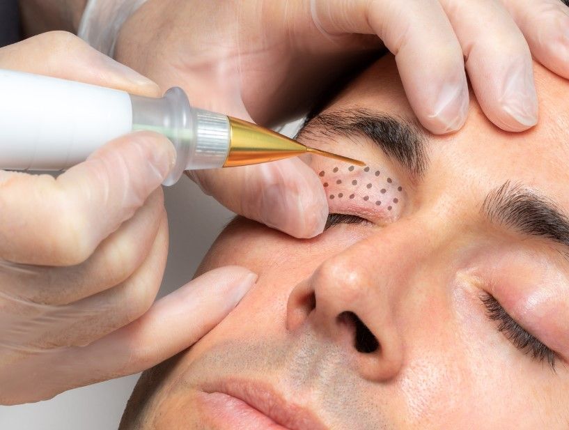 The Skinutrition Clinic performing skin oning treatment for men in Coventry