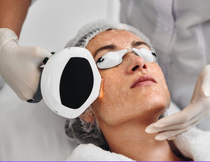 The Skinutrition Clinic performing  IPL photo rejuvenation in Coventry 
