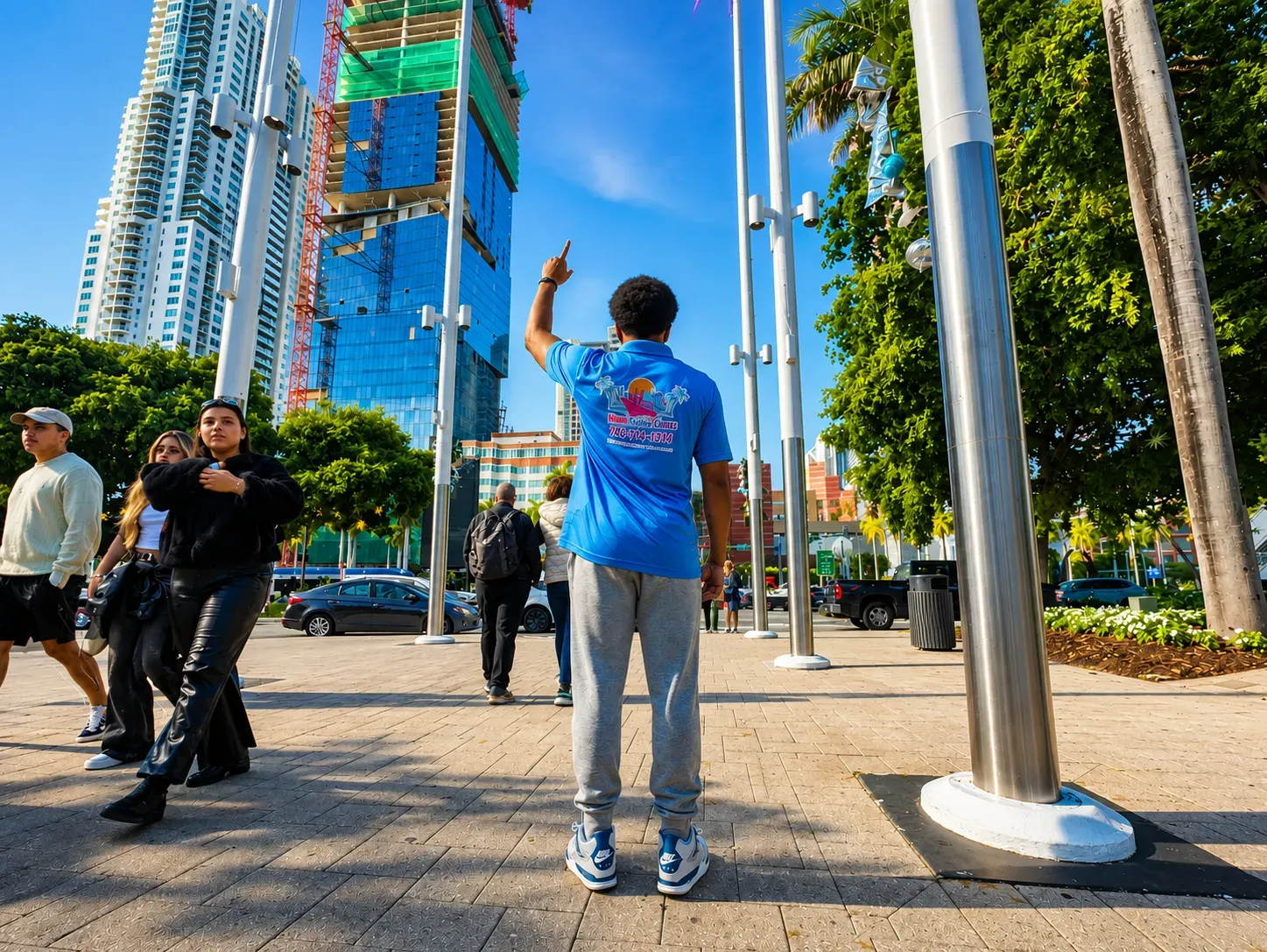 Miami skyline cruise ticket assistance at Bayside Marketplace.