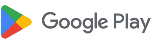 The google play logo is shown on a white background.