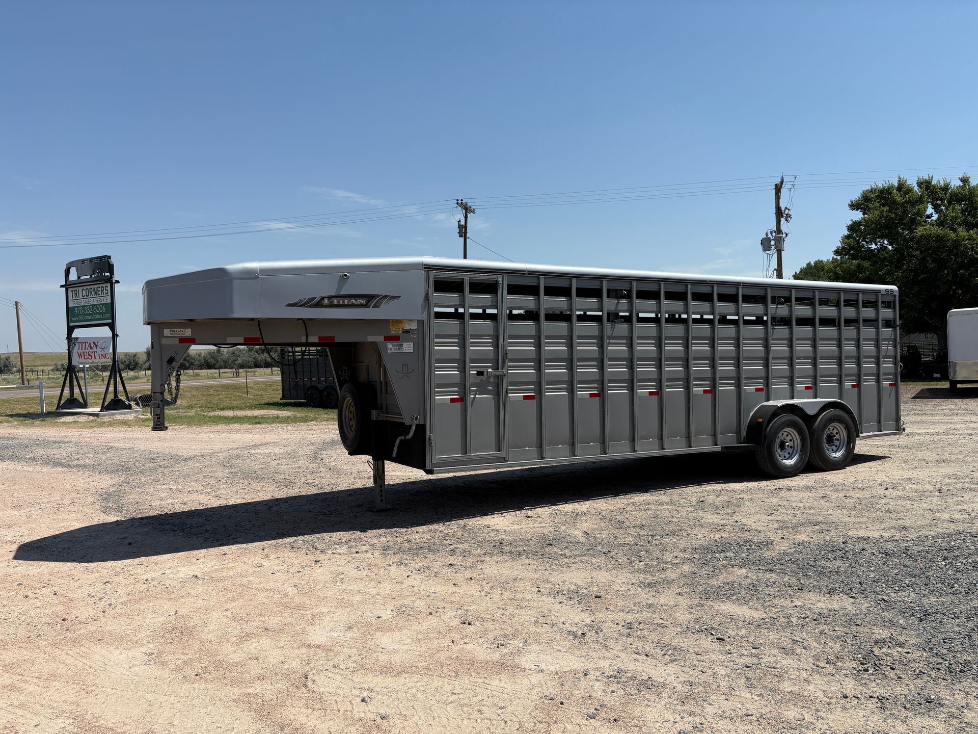 2019 Titan 6'8x24 "Standard" Livestock Trailer