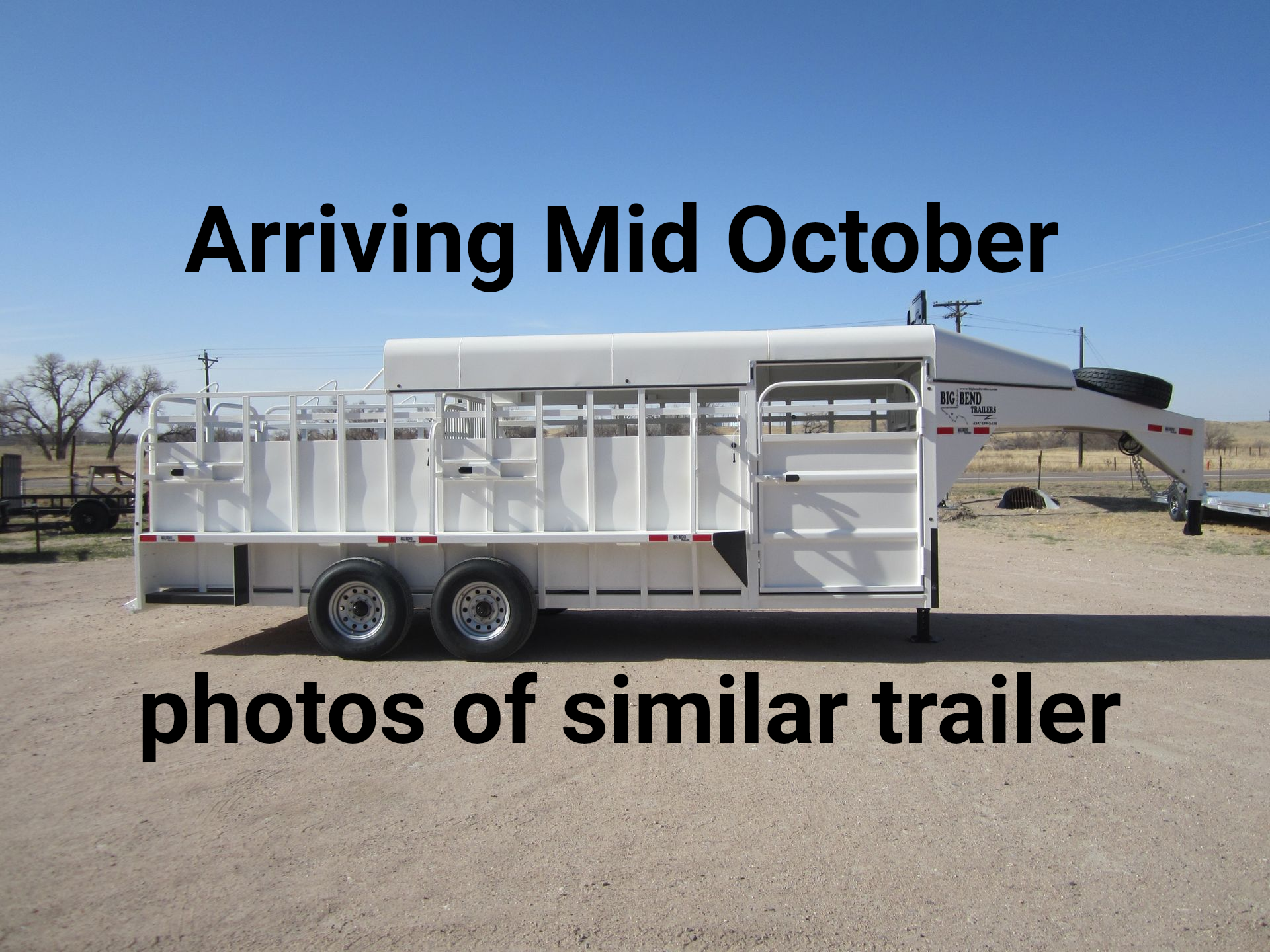 2026 Big Bend 6x20 Half-Top Livestock Trailer
