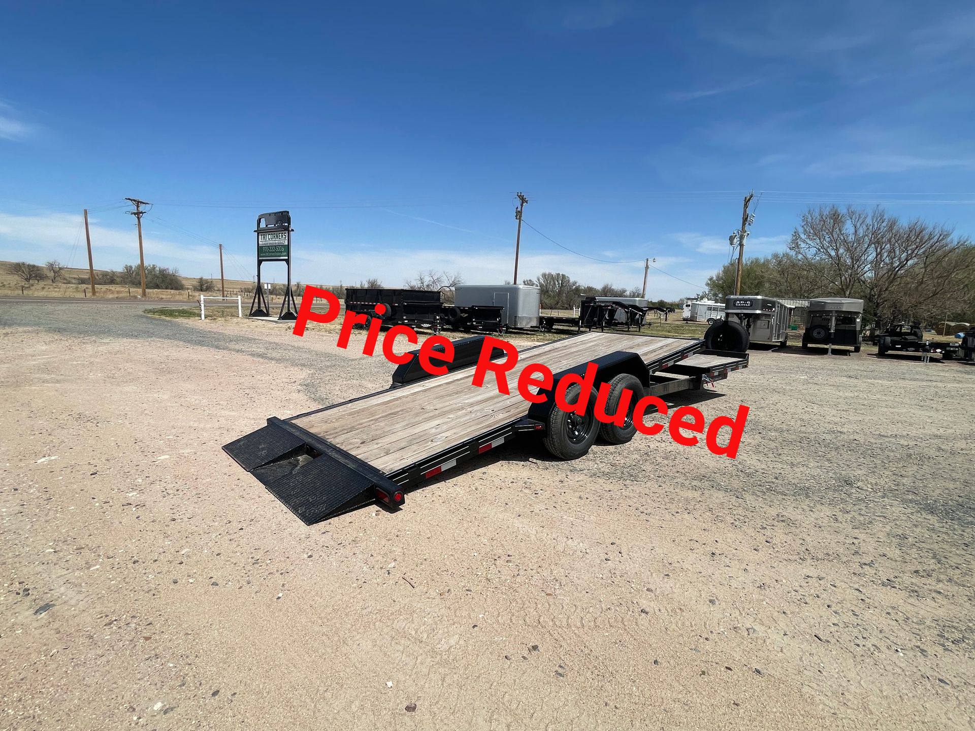 2025 Titan 26' Bumper Hitch Gravity Tilt Trailer