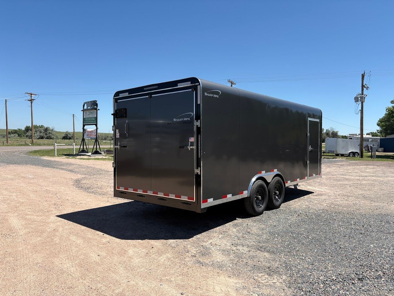2026 Sharp 101x20 Tandem Axle V-Nose Cargo Trailer