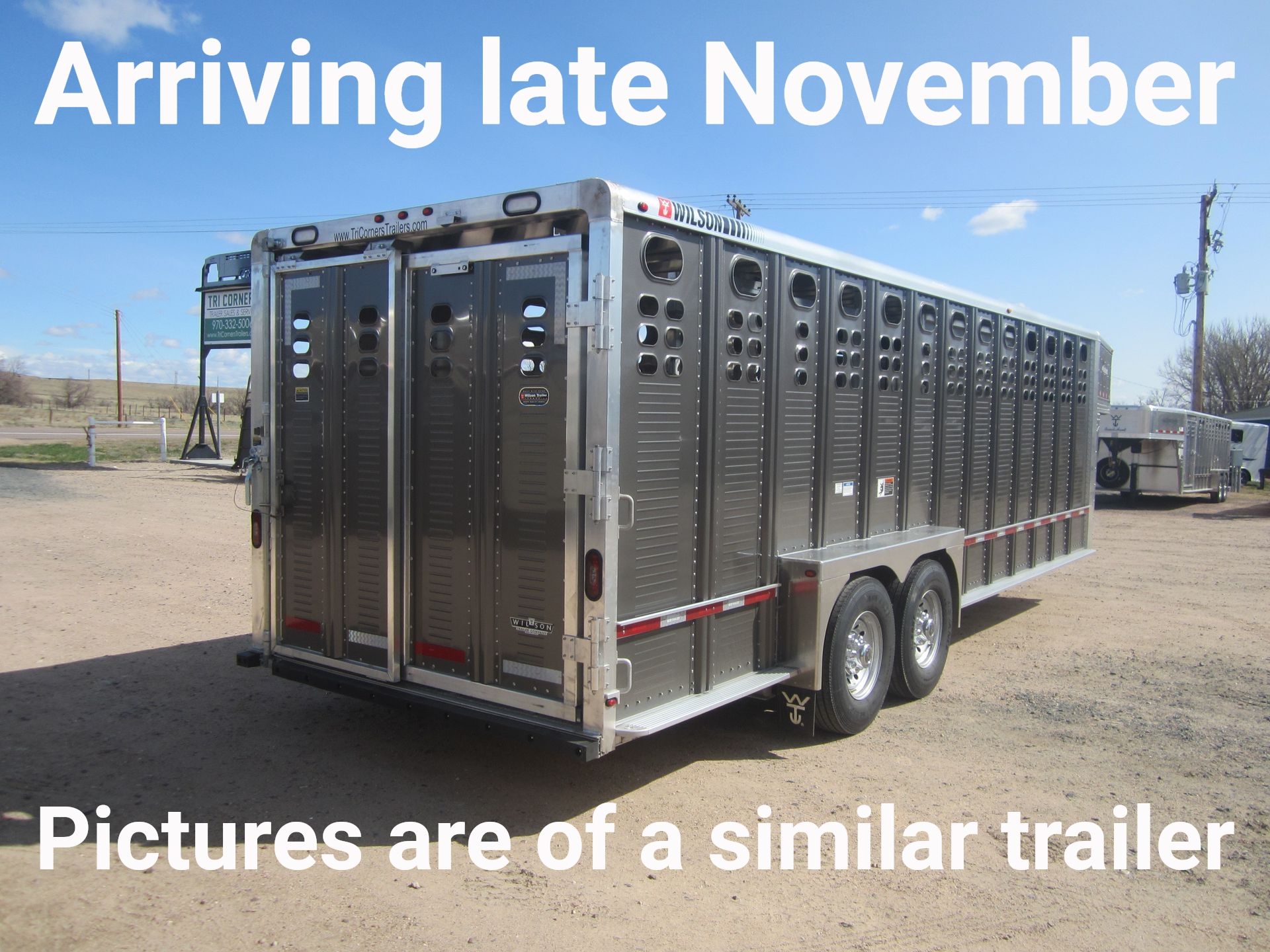 2027 Wilson 7x26 "Ranch Hand" Livestock Trailer