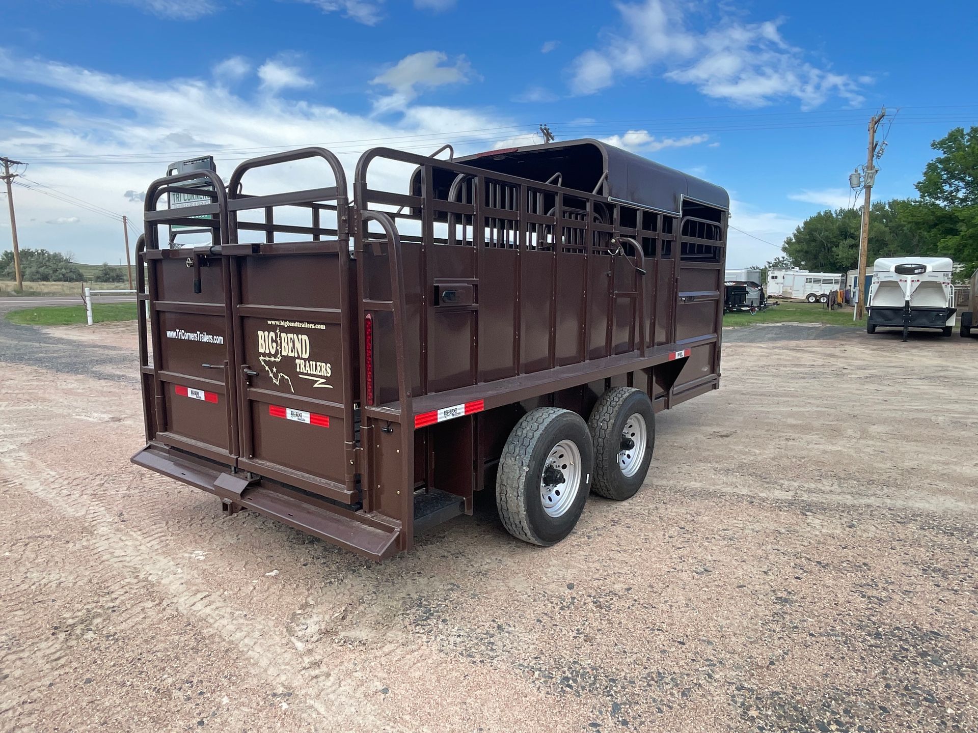 2026 Big Bend 16' 1/2 Top Livestock Trailer 