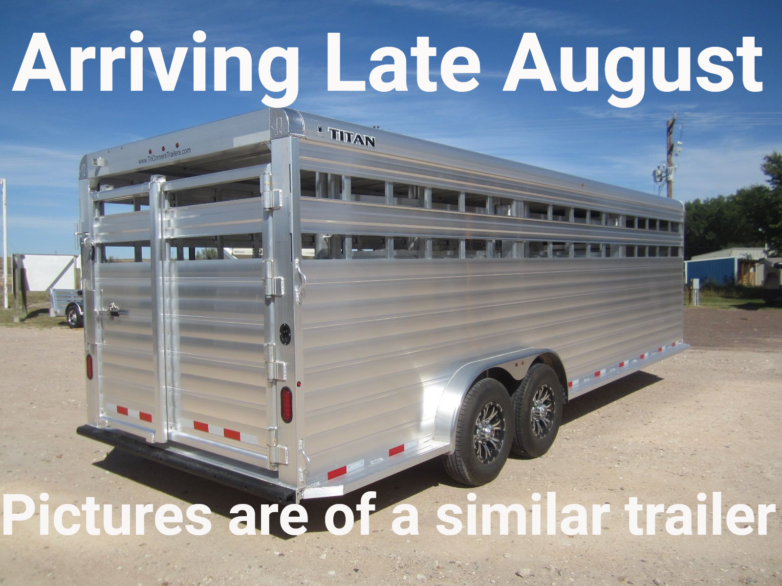 2026 Titan 7'6x24 Livestock Trailer